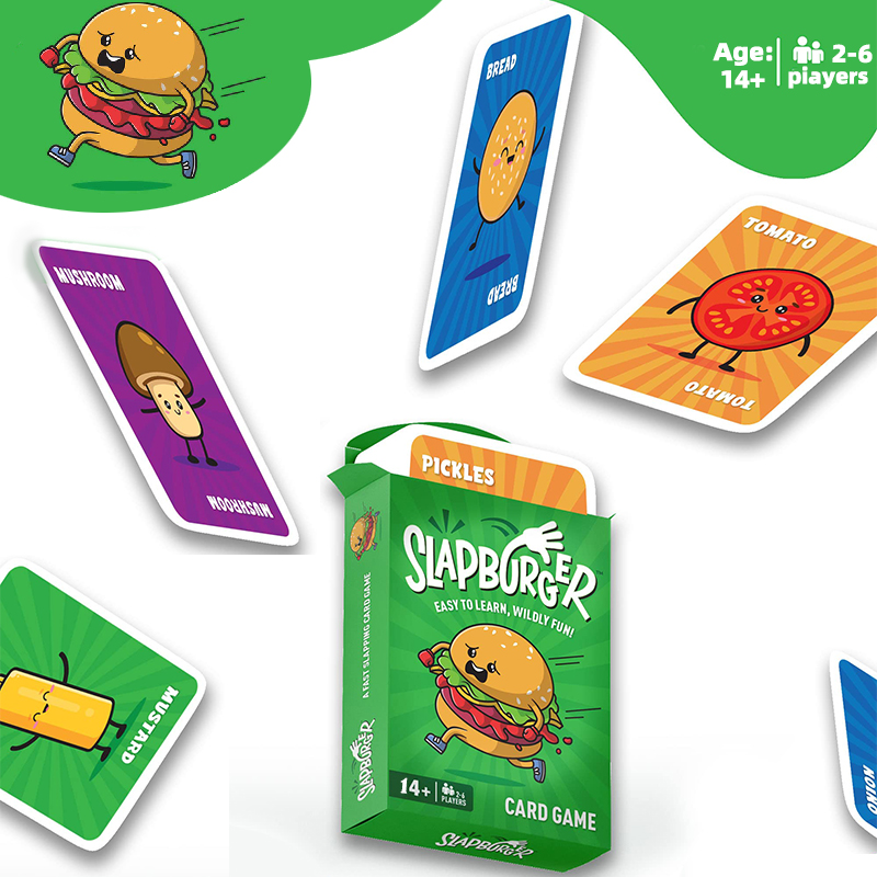 Board Game For 3 Players - Fast Paced Card Game - SLAP