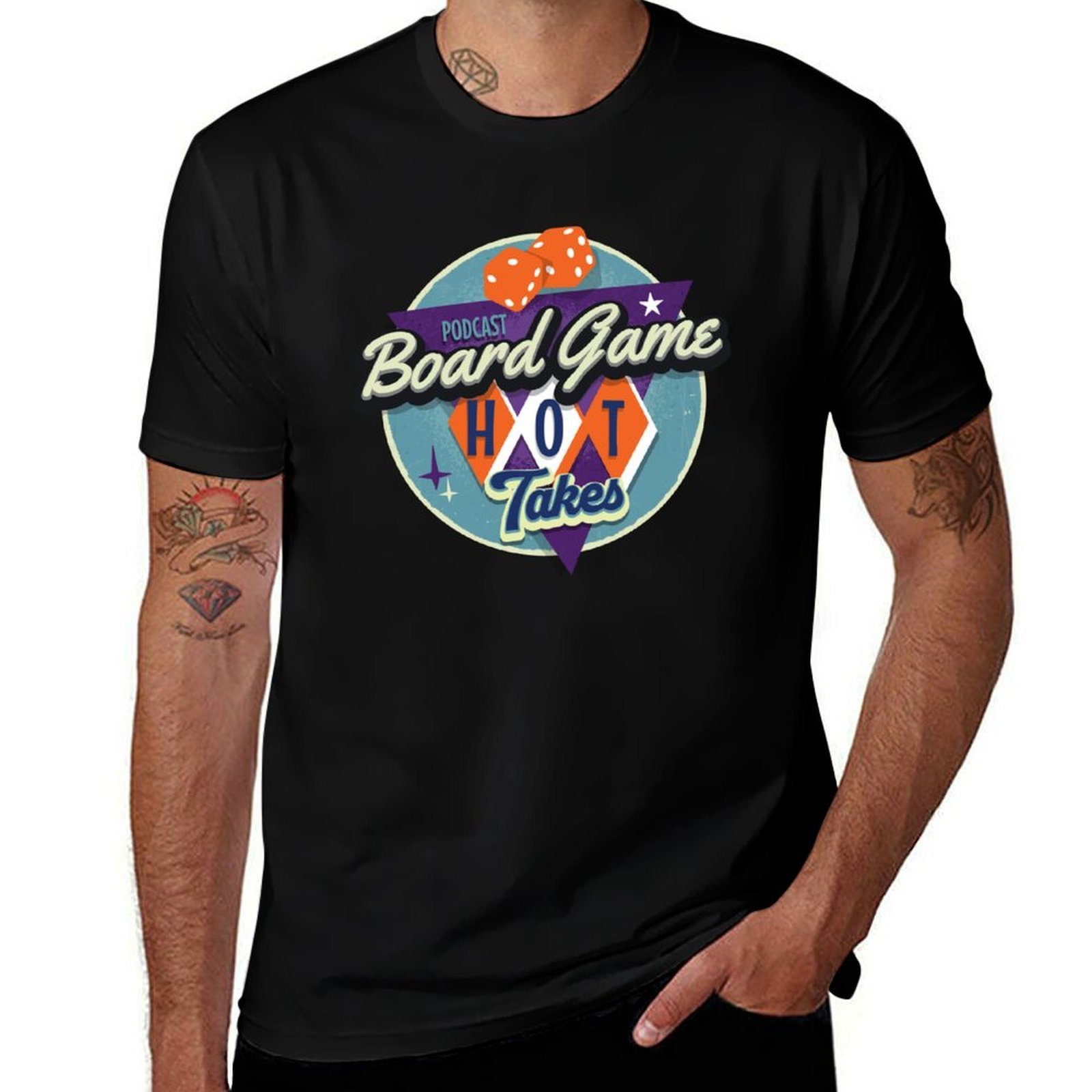 Board Game Logo - Board Game Hot Takes Podcast Logo