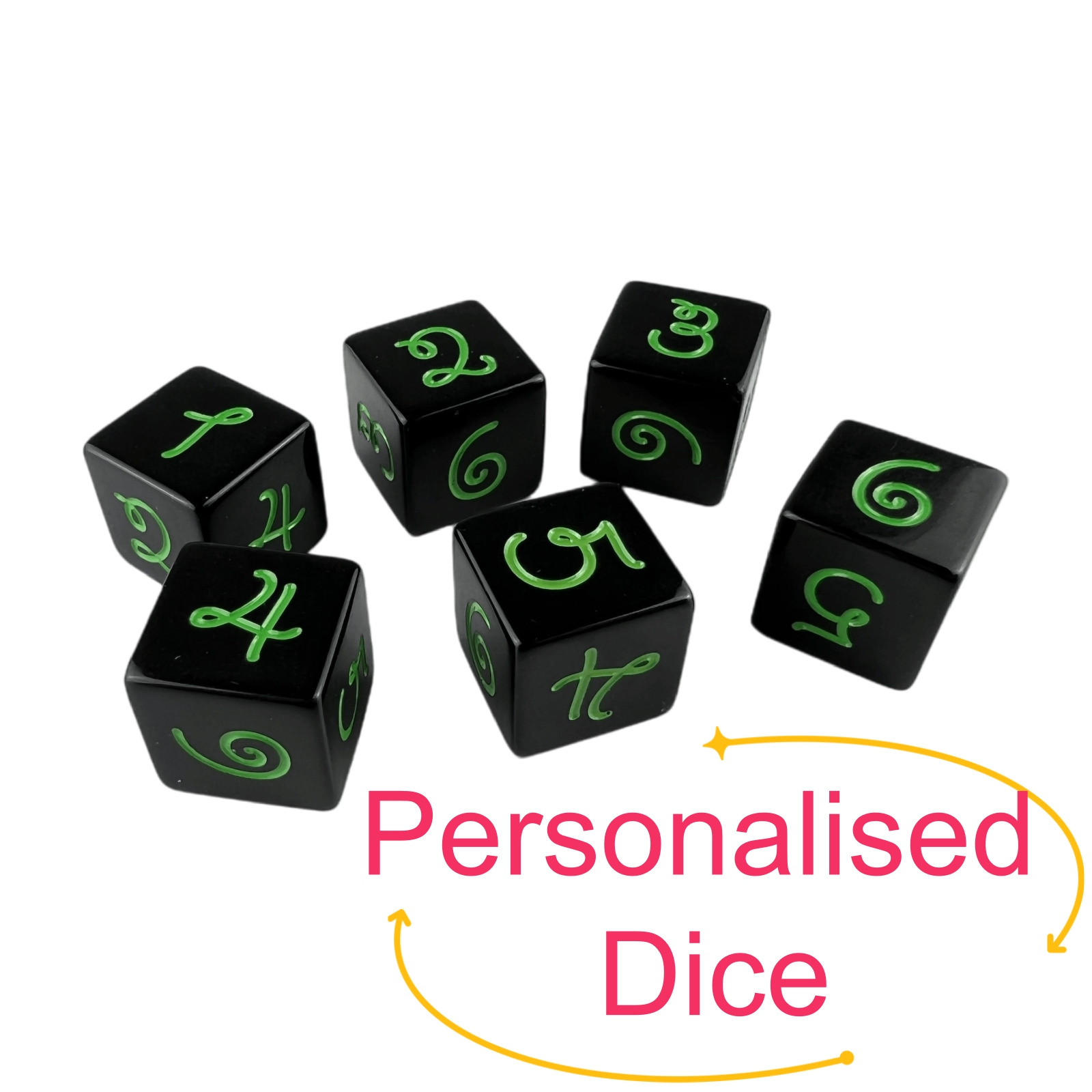 Board Game Logo - Personalised Dice - Customize Dice with