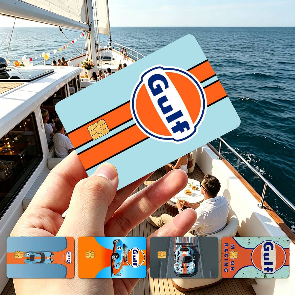 Board Game Logo - Gulf Racing Car Logo Credit Card