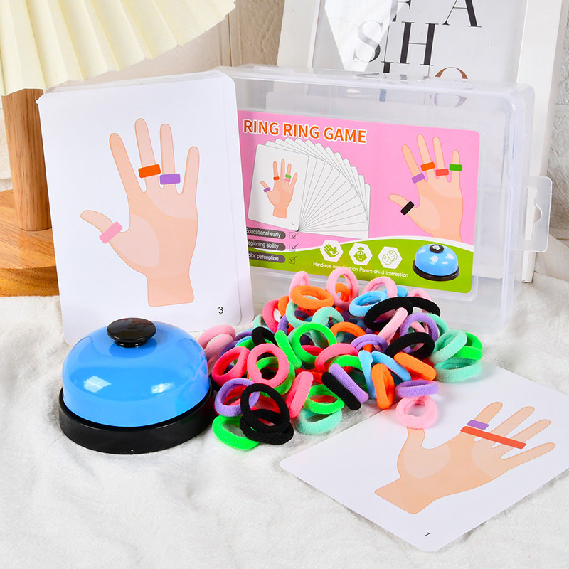 Board Game Word - Kids Finger Ring Board Game Color