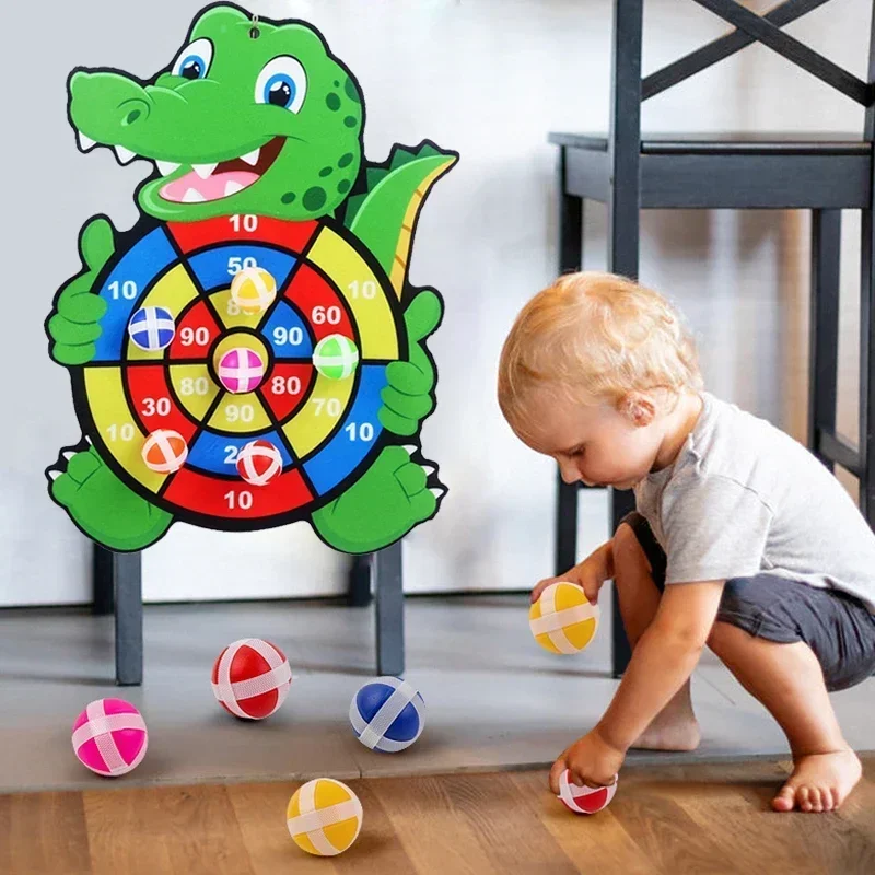 Board Game For 6 Years Old - Educational Games Dart Board Stickey Ball