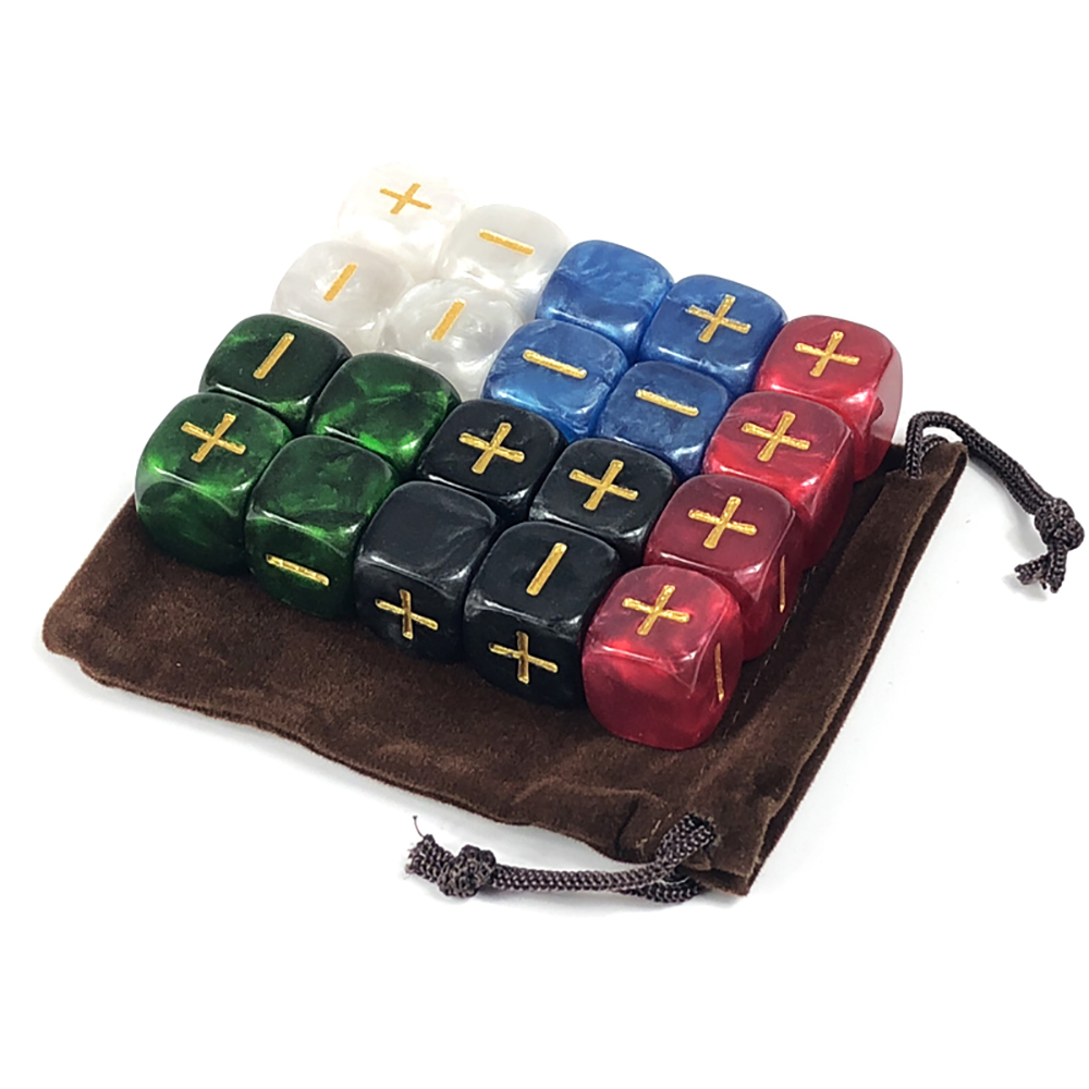 Board Game Live - Fate Dice with Bag 20pcs for