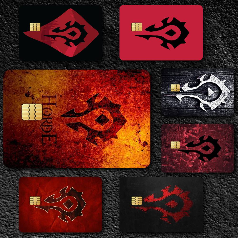 Board Game Logo - Game W-Warcraft Logo Credit Card Skin