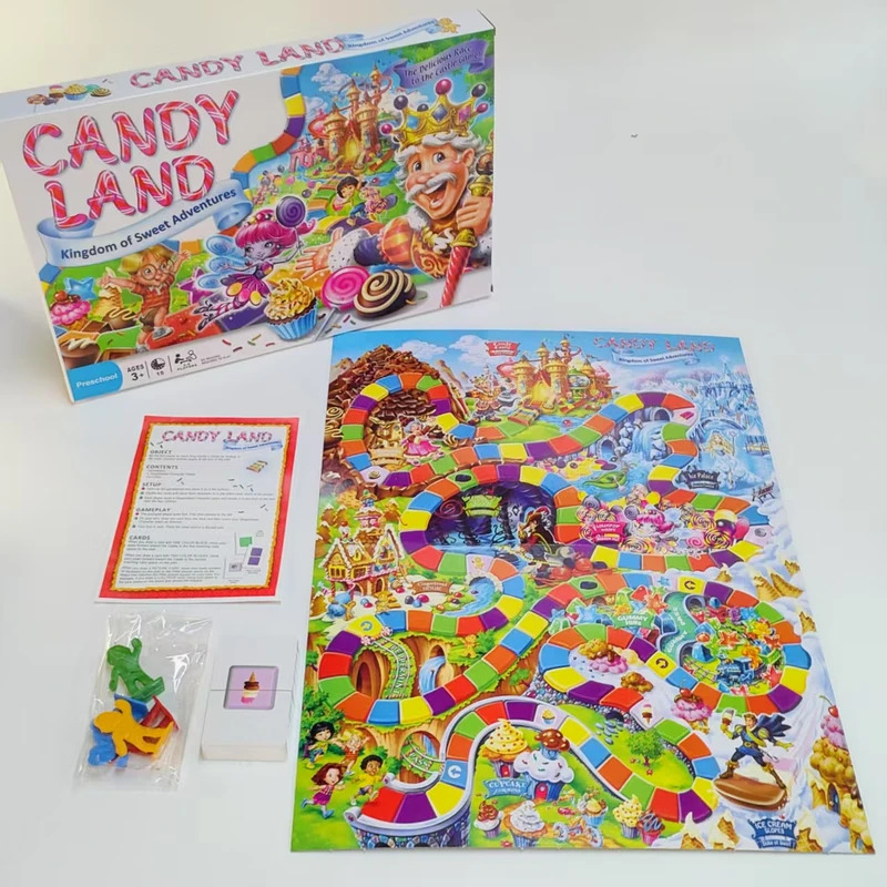 Board Game For 3 Players - Candy Sweet Adventure Board Game, a
