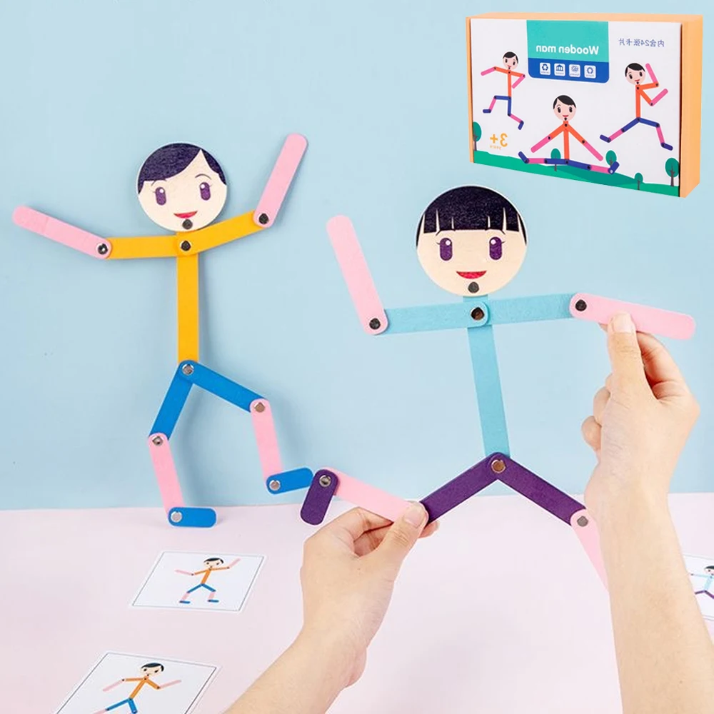 Board Game Word - Sport Wooden Man Material DIY Puzzle