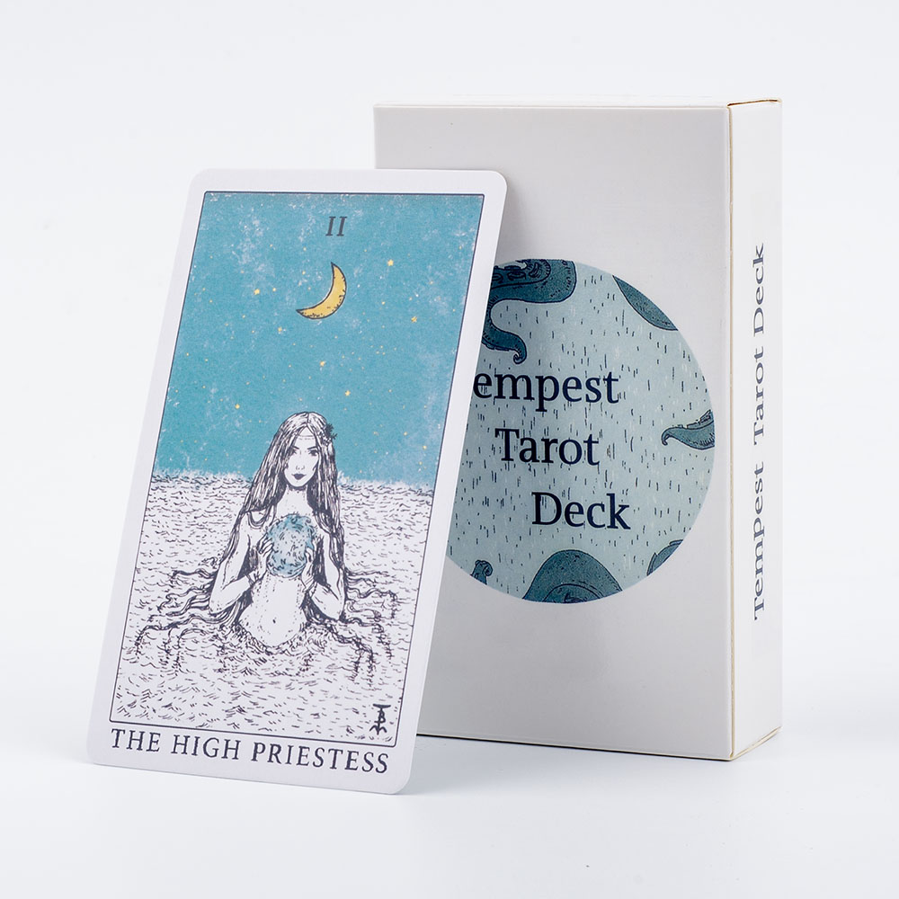 Board Game Design - Ocean Themed Tempest Tarot Deck 78