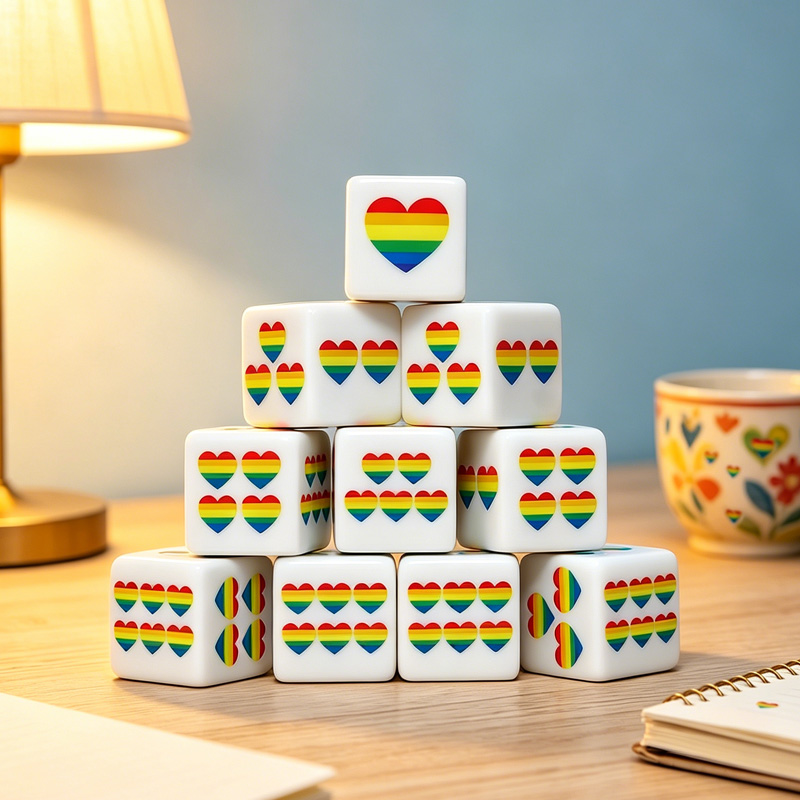CANDYPIXEL 12Pcs Rainbow Heart - Board Game Live ulasan dan harga