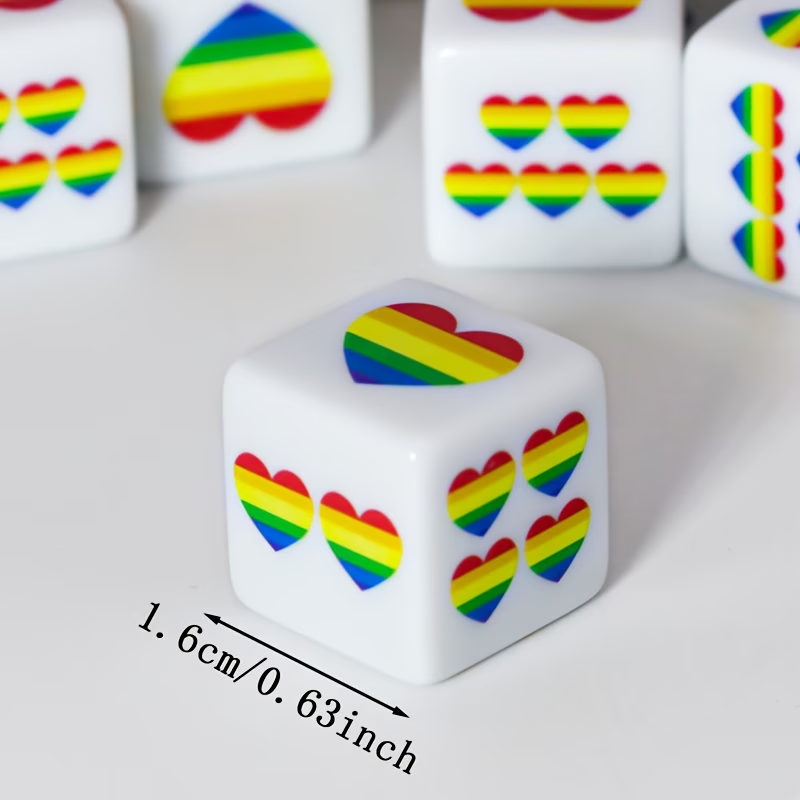 CANDYPIXEL 12Pcs Rainbow Heart - Board Game Live ulasan dan harga