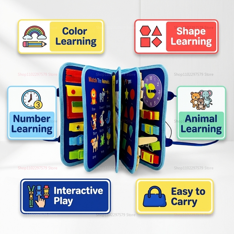 Montessori Busy Board Sensory  - Board Game Live ulasan dan harga