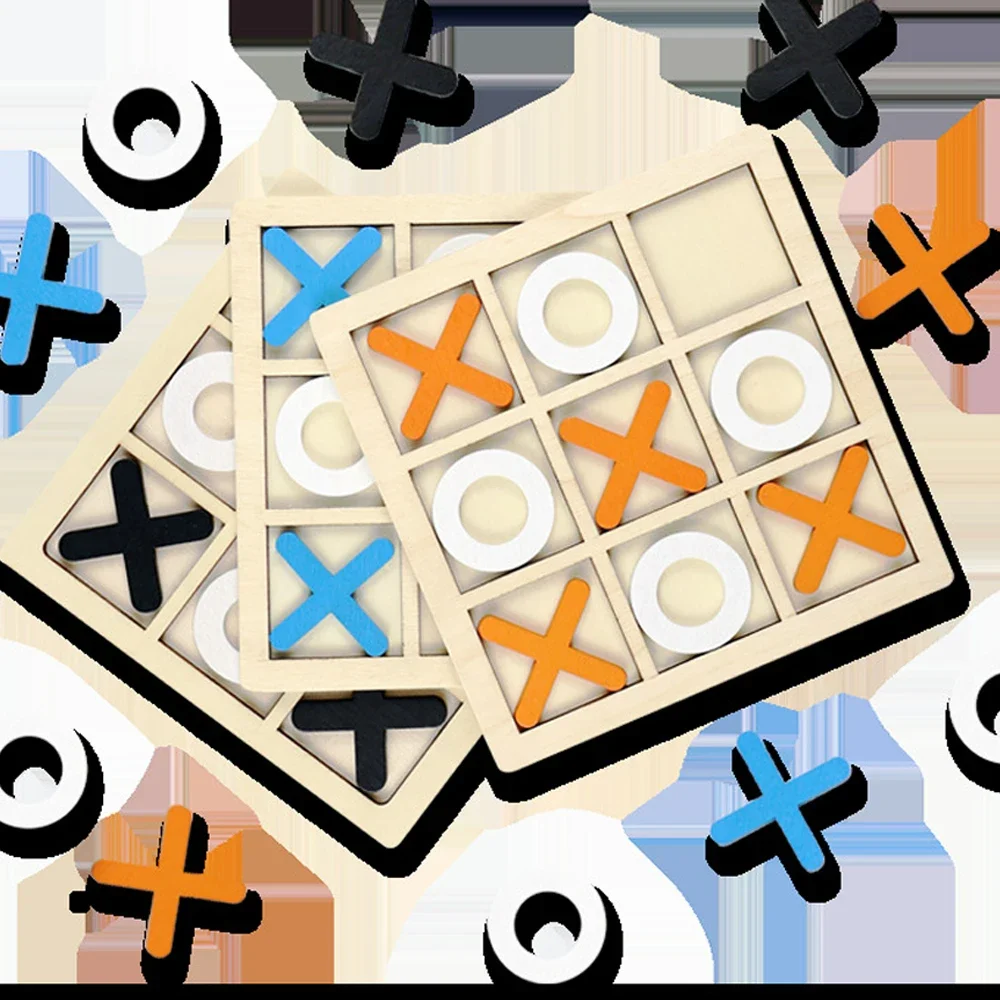 Wooden XO Tic Tac Toe Game Min - Board Game Word ulasan dan harga