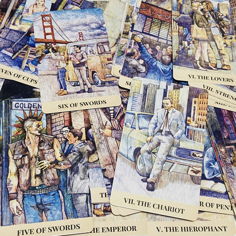 City Labyrinth Tarot cards 78  - Board Game Live ulasan dan harga