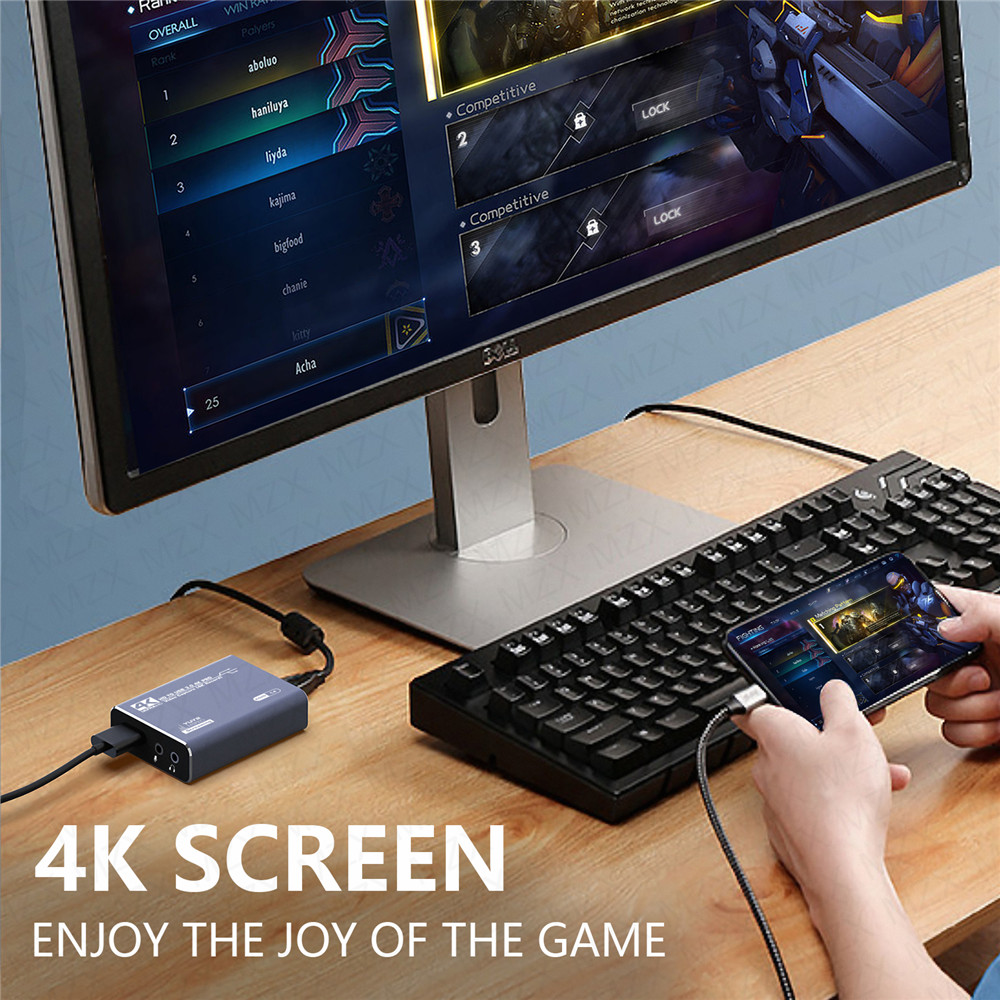 MZX 4K Video Capture Card Boar - Board Game Video Games ulasan dan harga