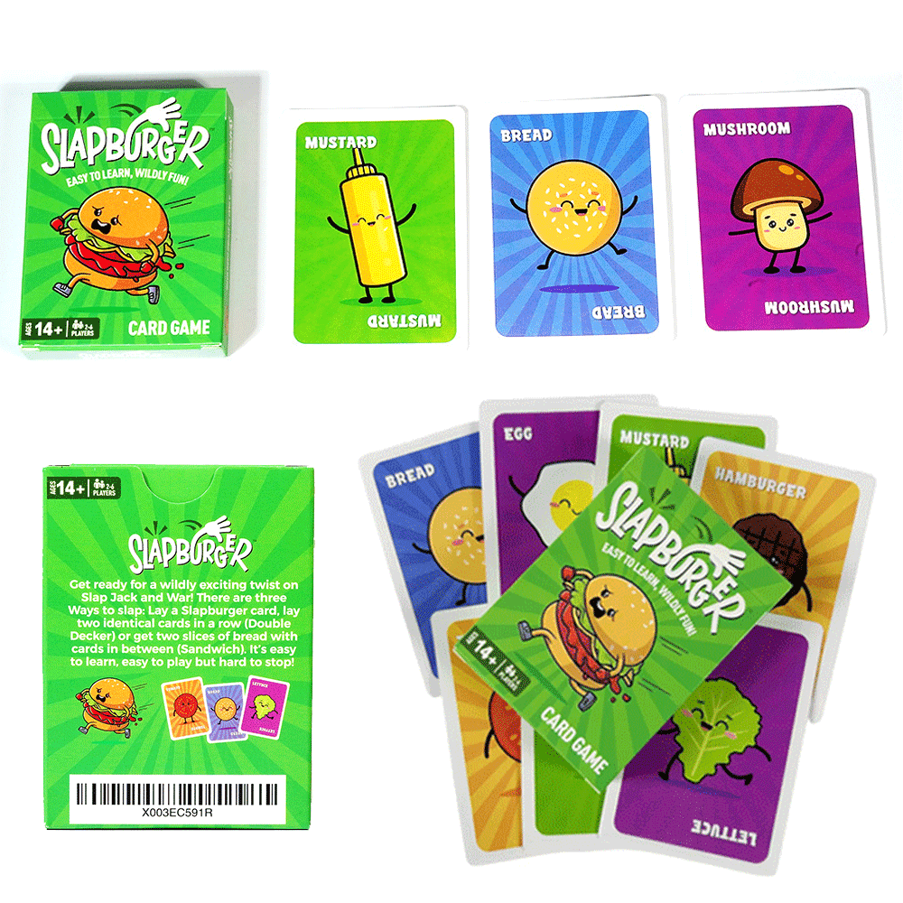 Fast Paced Card Game - SLAP BU - Board Game For 3 Players ulasan dan harga