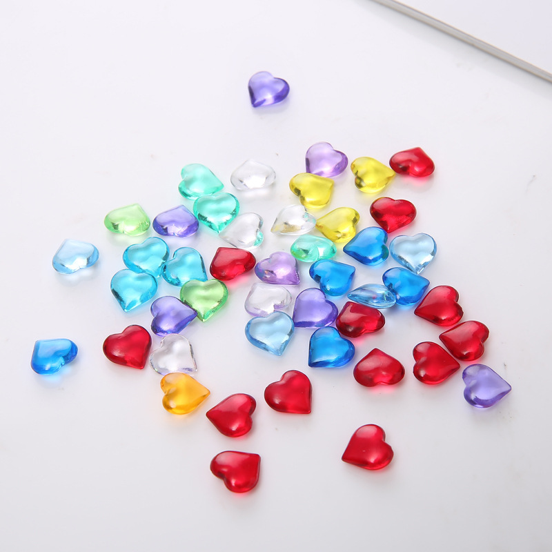 100PCS 10*4mm Heart Shape Acry - Board Game Hegemony ulasan dan harga