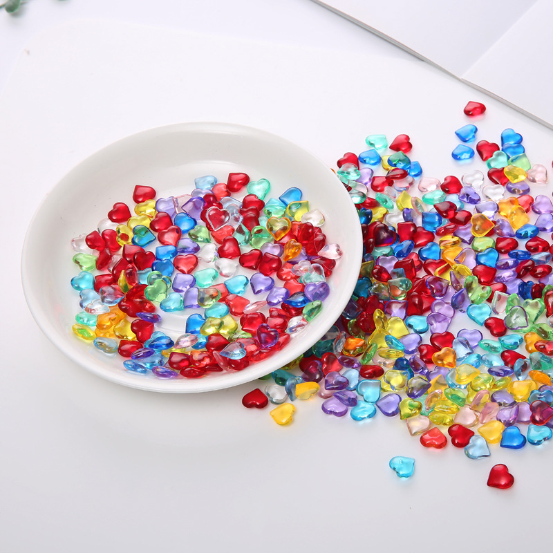 100PCS 10*4mm Heart Shape Acry - Board Game Hegemony ulasan dan harga