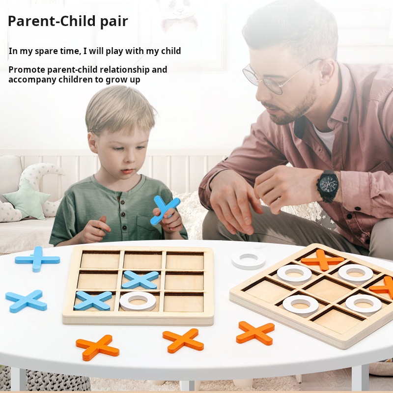 XO Tic-tac-toe children's Link - Board Game For 6 Years Old ulasan dan harga