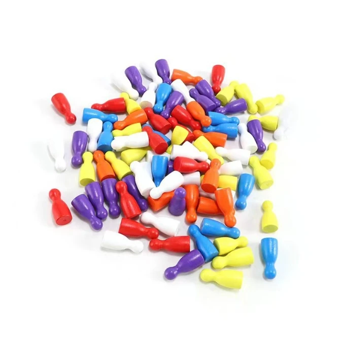 100 Pcs Colorful Wooden Chess  - Board Game Hegemony ulasan dan harga