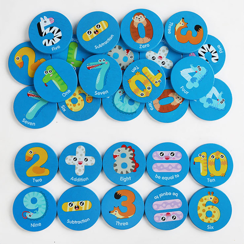Kids Educational Wooden Memory - Board Game Word ulasan dan harga