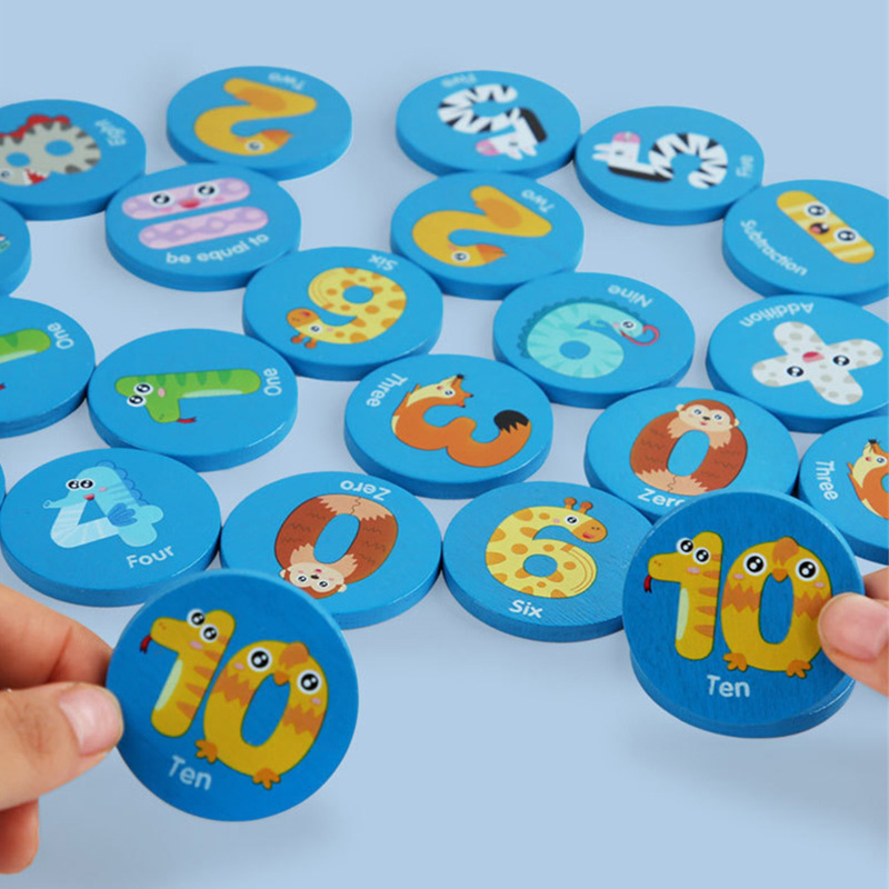 Kids Educational Wooden Memory - Board Game Word ulasan dan harga