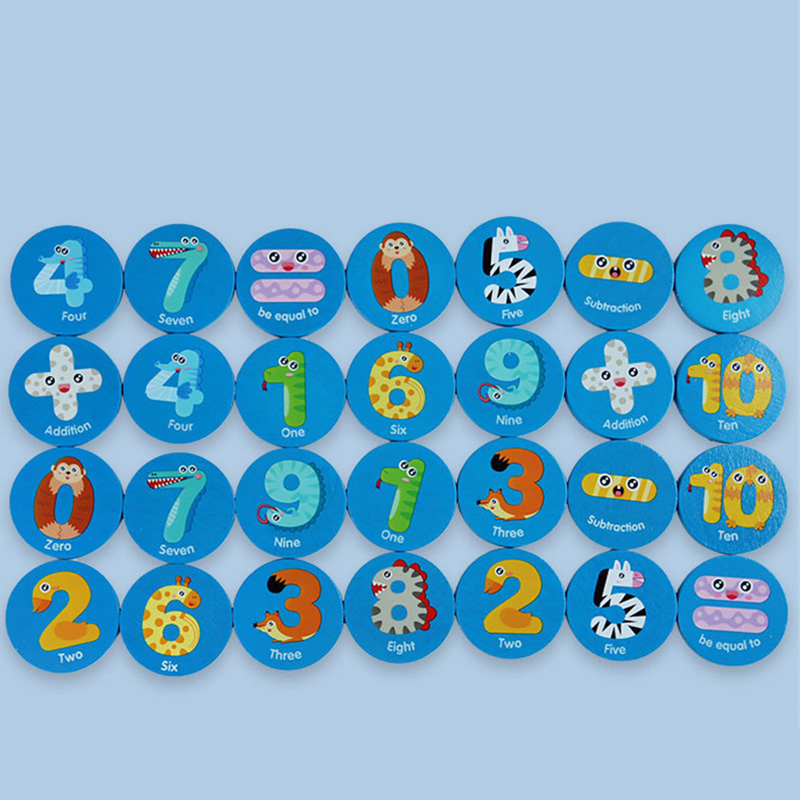 Kids Educational Wooden Memory - Board Game Word ulasan dan harga