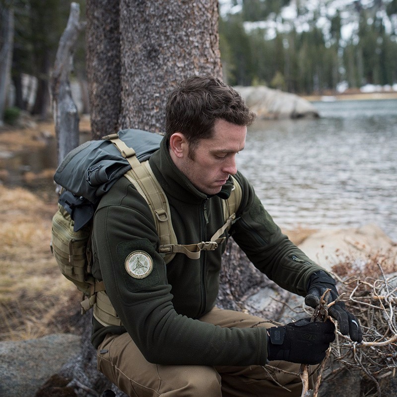 Men's Tactical Fleece Jackets  - Board Game Hegemony ulasan dan harga