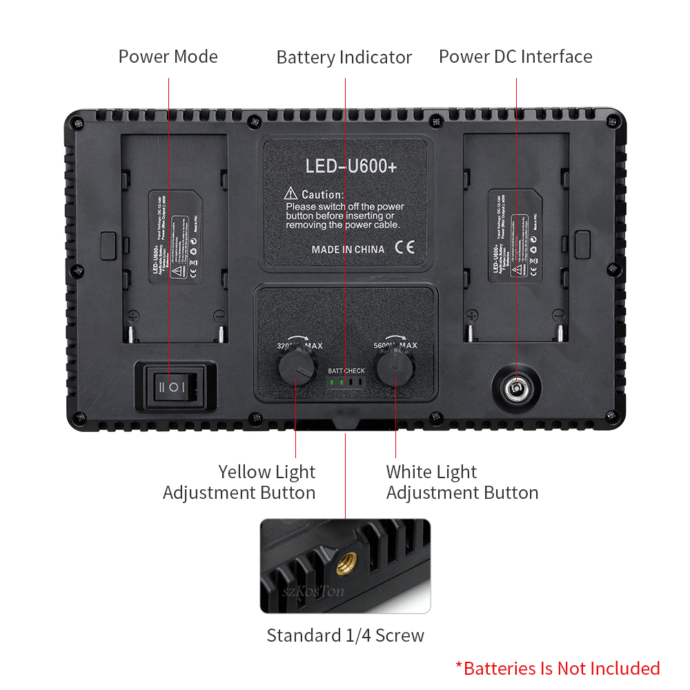 U800 LED Photo Studio Light fo - Board Game Video Games ulasan dan harga