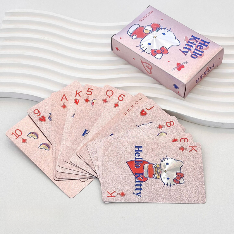 HelloKitty Waterproof Playing  - Board Game Design ulasan dan harga