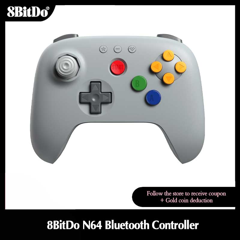 8BitDo Gray N64 Bluetooth Cont - Board Game Android ulasan dan harga