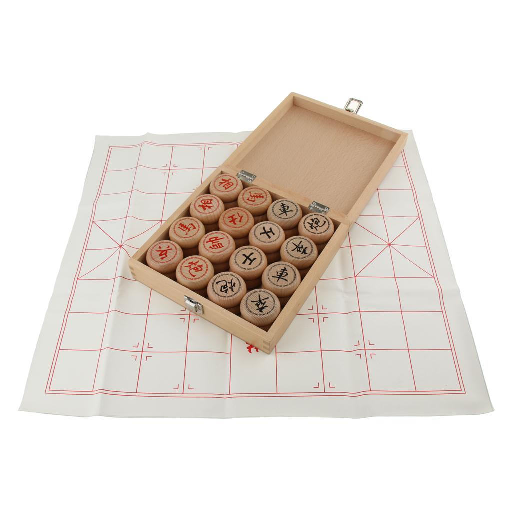 Chinese Chess Xiangqi Wooden P - Board Game Cafe ulasan dan harga