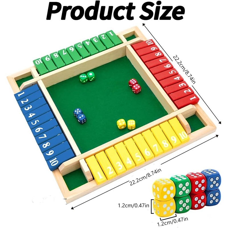 Arithmetic Dice Board Game Fou - Board Game For 3 Players ulasan dan harga