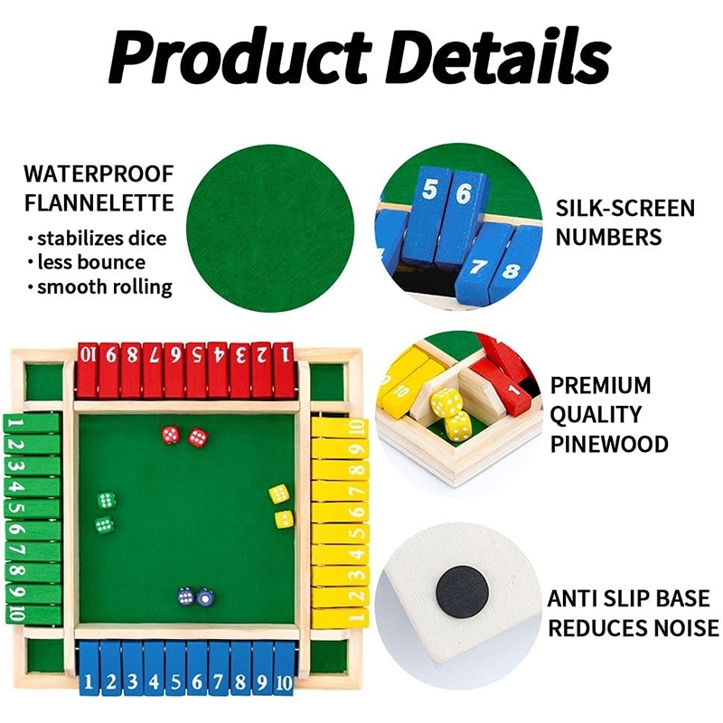 Arithmetic Dice Board Game Fou - Board Game For 3 Players ulasan dan harga