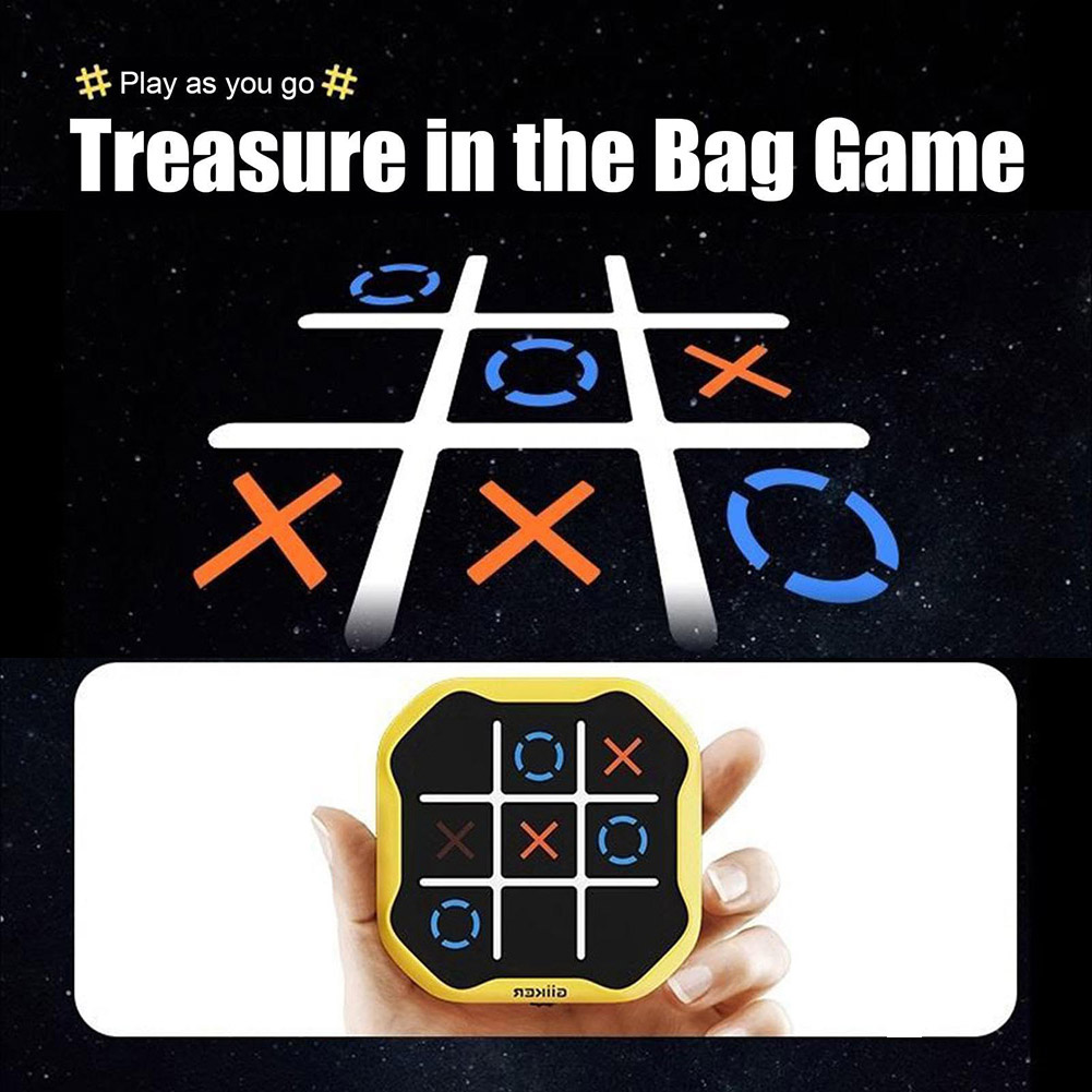 3in1 Electronic TIC-TAC-TOE Bo - Board Game For 3 Players ulasan dan harga
