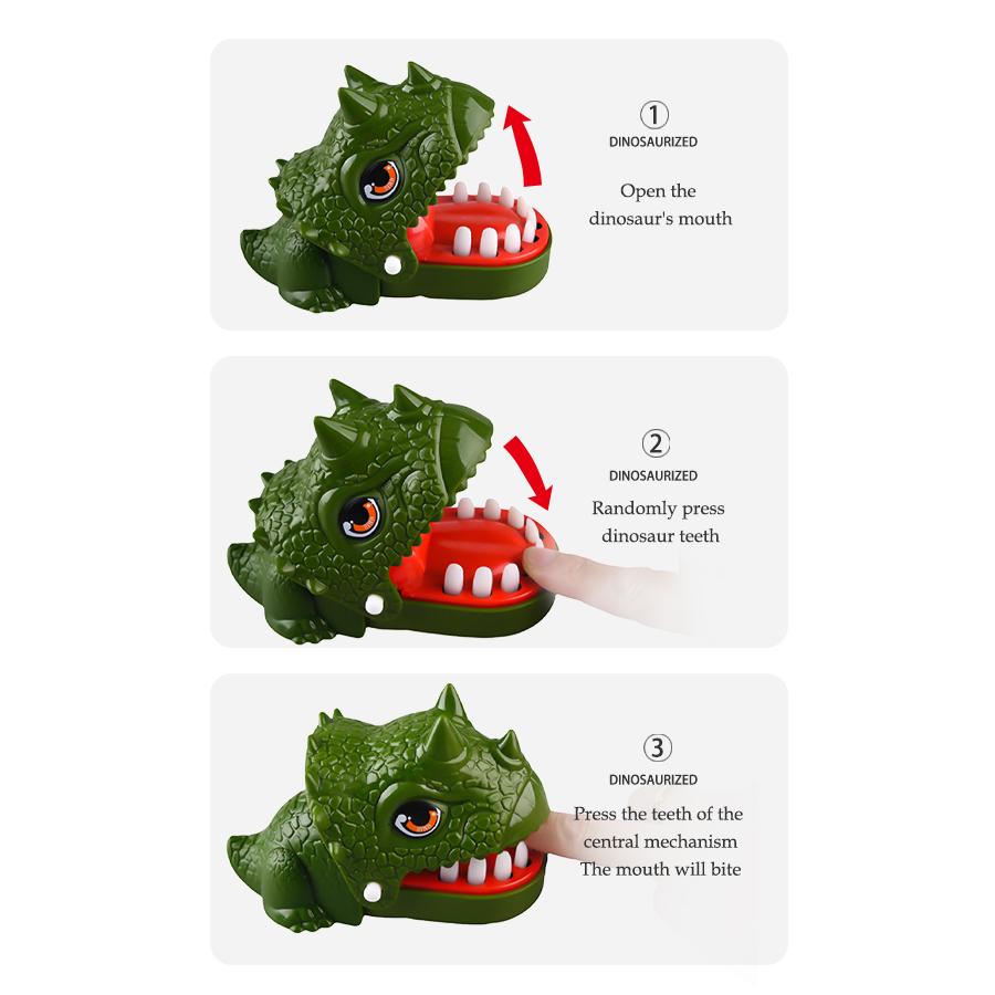 Dinosaur Teeth Biting Finger T - Board Game Live ulasan dan harga