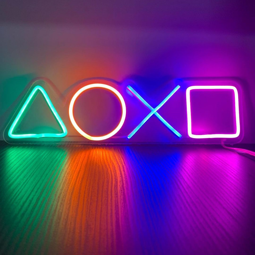 LED Neon Sign Lights Creative  - Board Game Logo ulasan dan harga