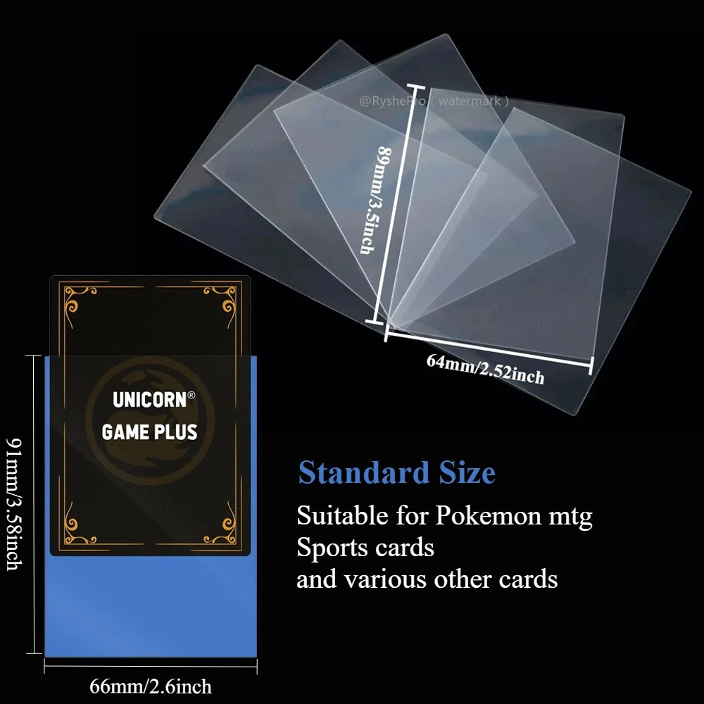 200PCS Card Sleeves Trading Ca - Board Game Word ulasan dan harga