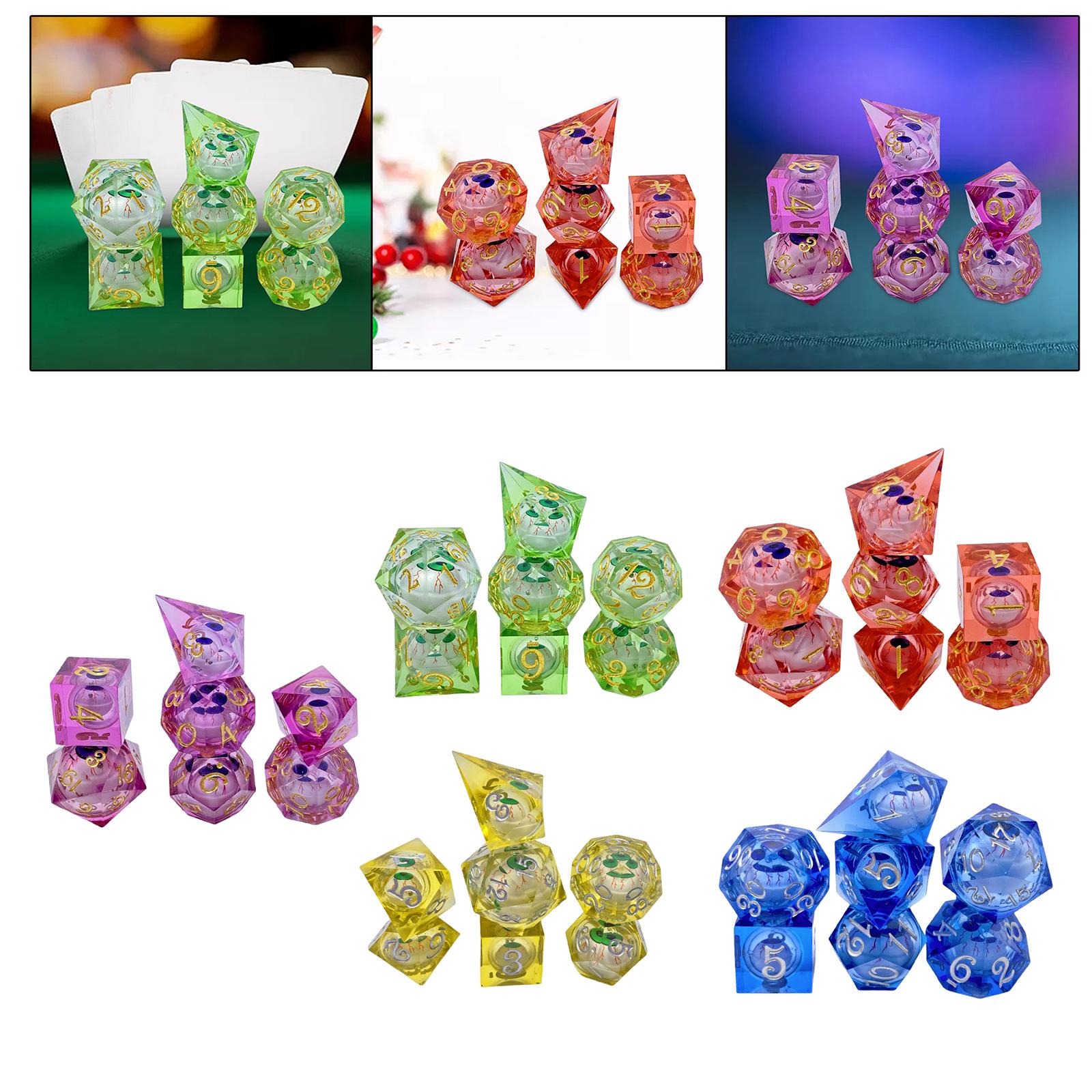 7x Polyhedral Dices Role Playi - Board Game Cafe ulasan dan harga