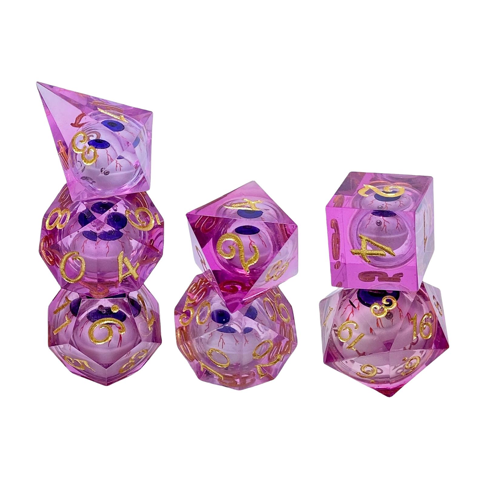 7x Polyhedral Dices Role Playi - Board Game Cafe ulasan dan harga