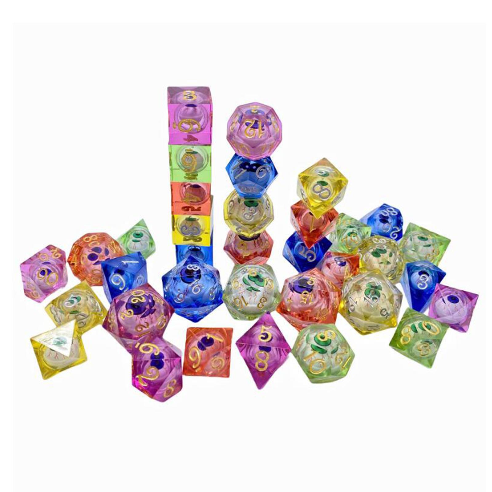 7x Polyhedral Dices Role Playi - Board Game Cafe ulasan dan harga