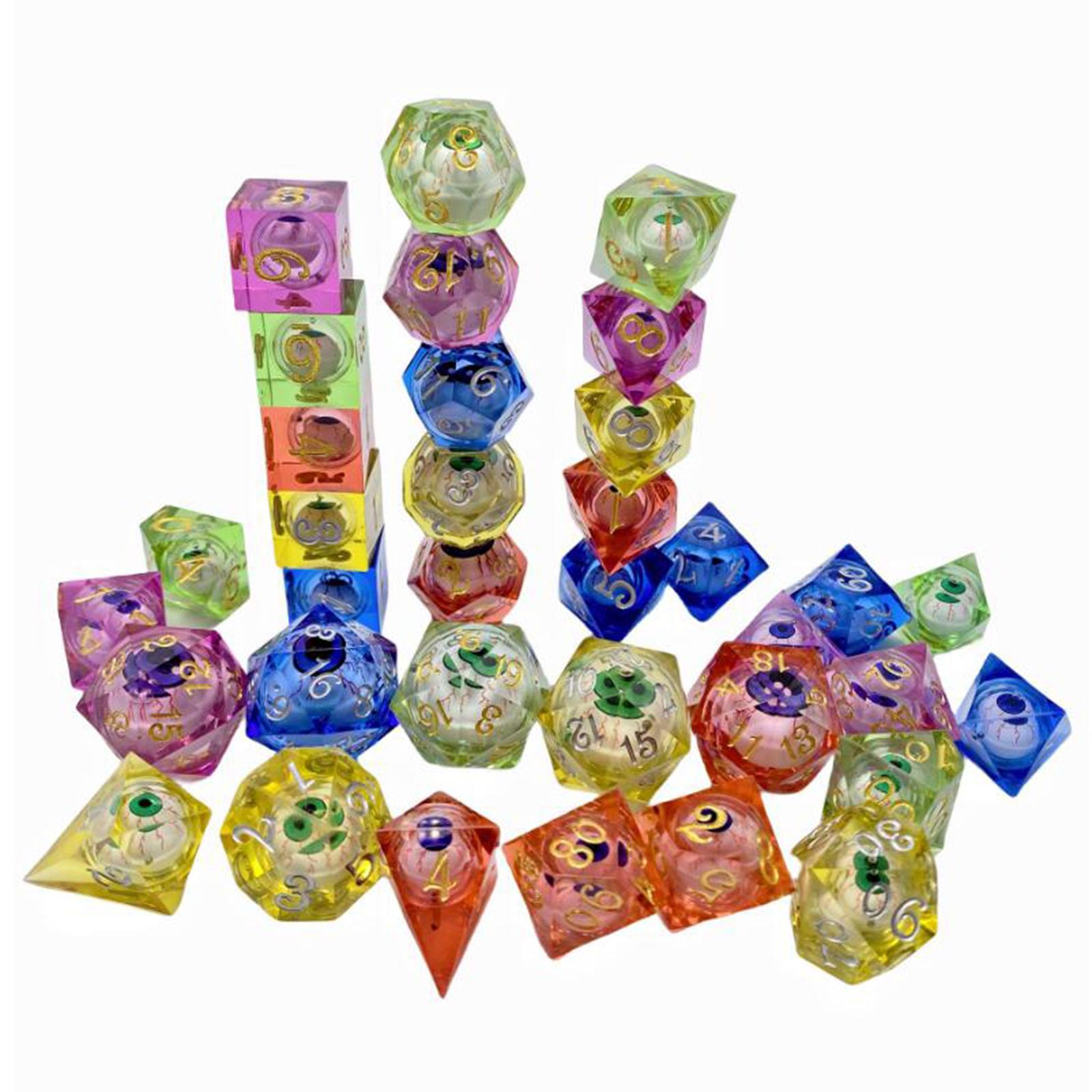 7x Polyhedral Dices Role Playi - Board Game Cafe ulasan dan harga