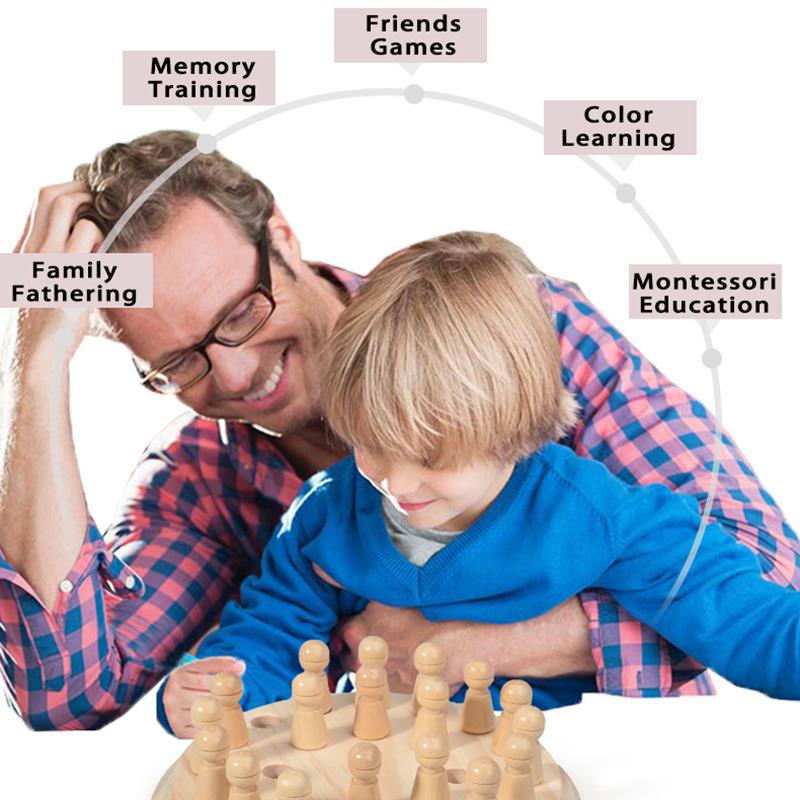 Wooden Puzzle Toys  Montessori - Board Game Word ulasan dan harga