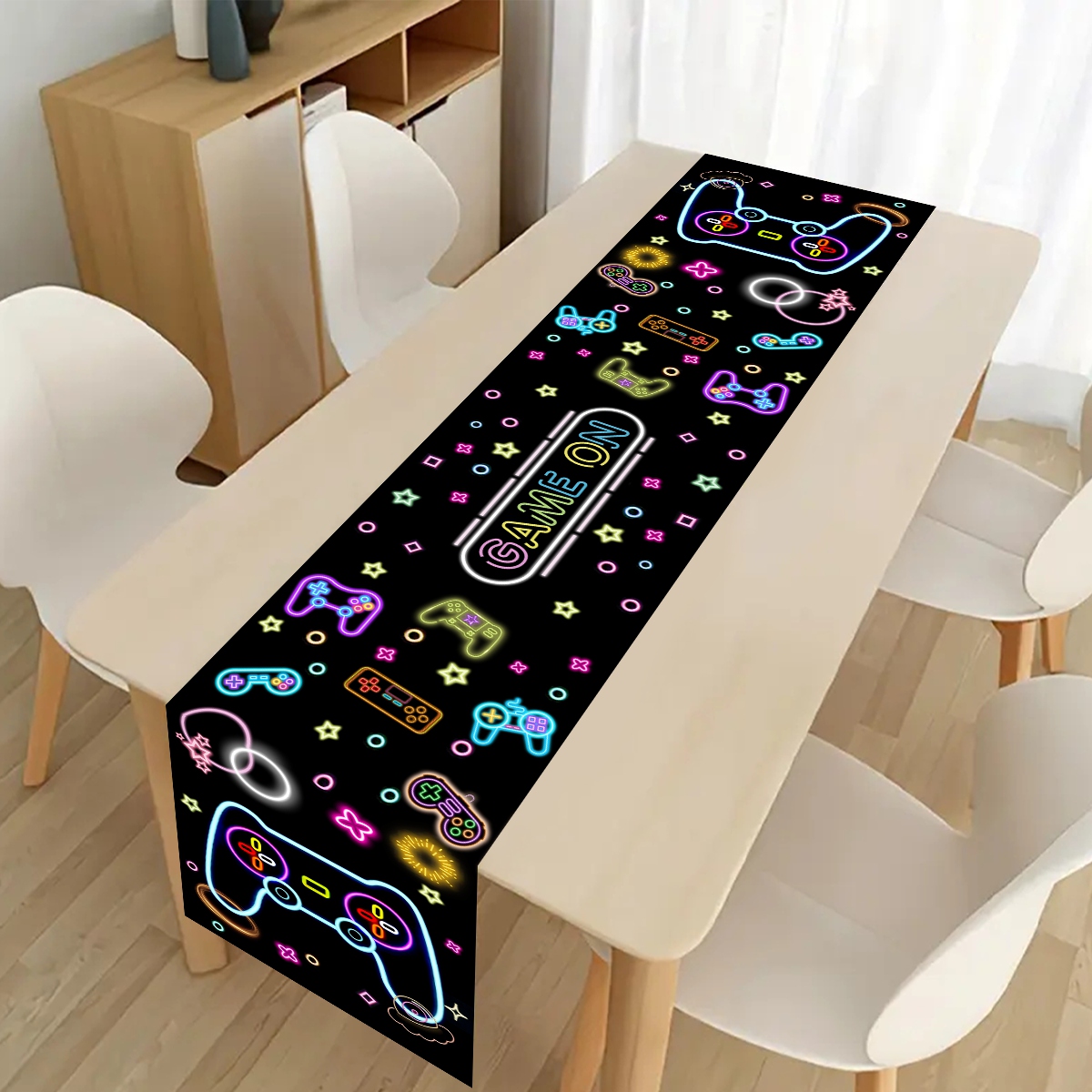 1pc Neo Glow Table Runner Fluo - Board Game Cafe ulasan dan harga