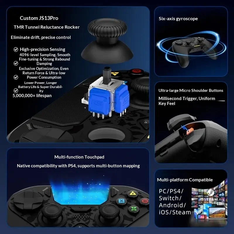 AceGamer D4 Wireless Steam Con - Board Game Android ulasan dan harga