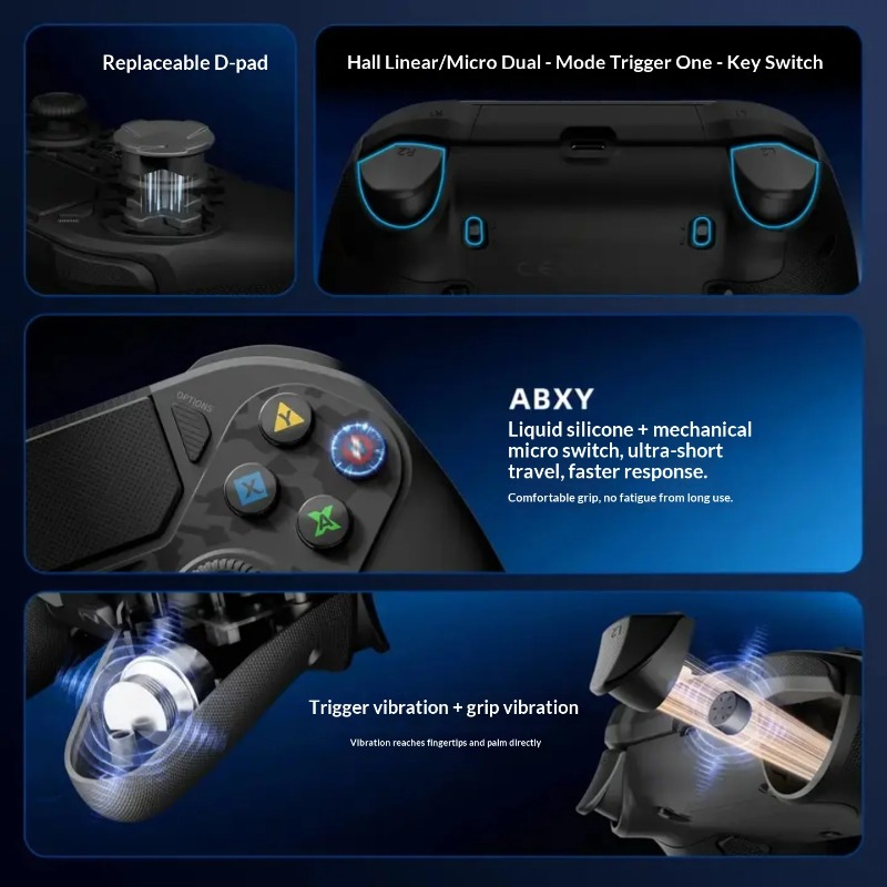 AceGamer D4 Wireless Steam Con - Board Game Android ulasan dan harga