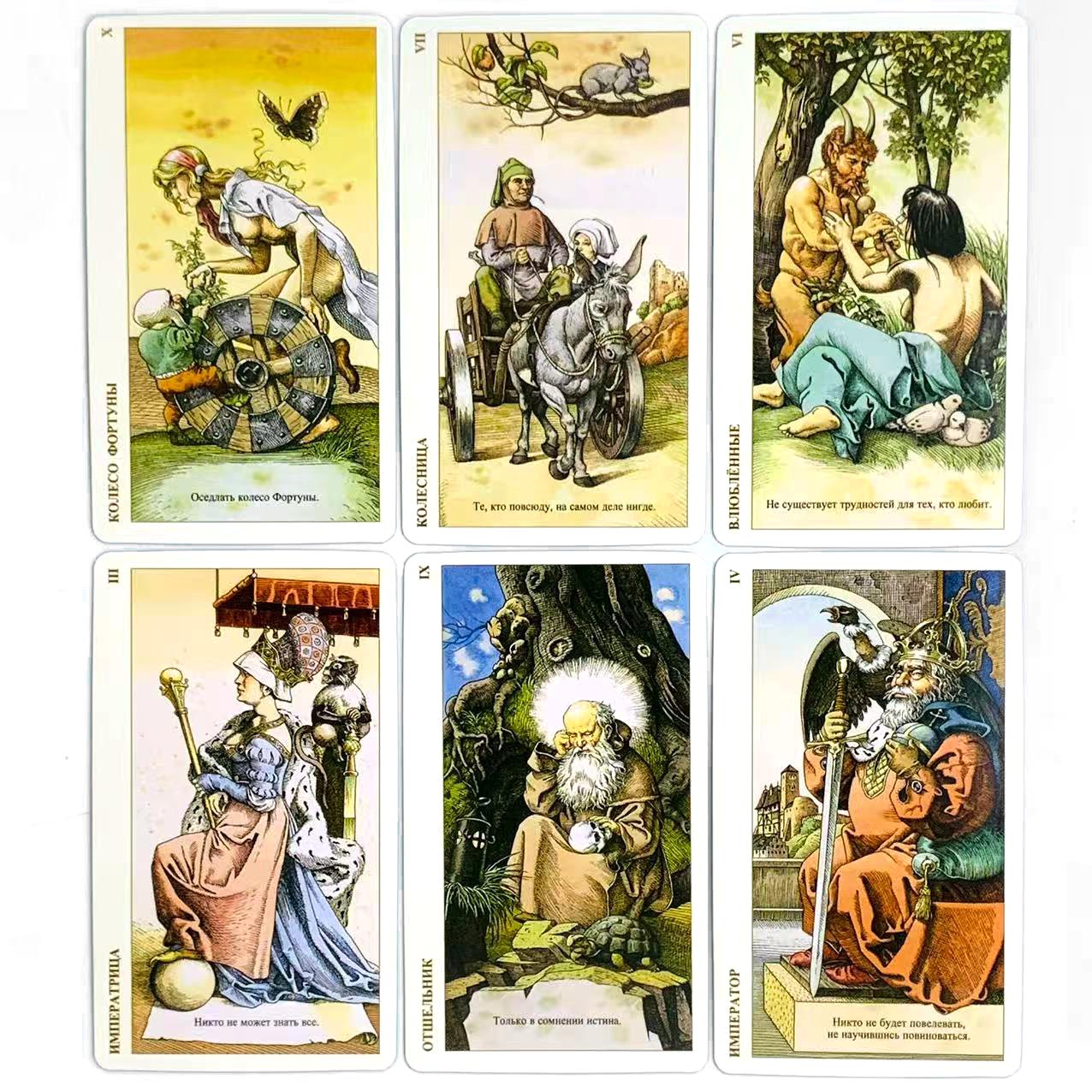 Russian Tarot Cards Family Par - Board Game Design ulasan dan harga